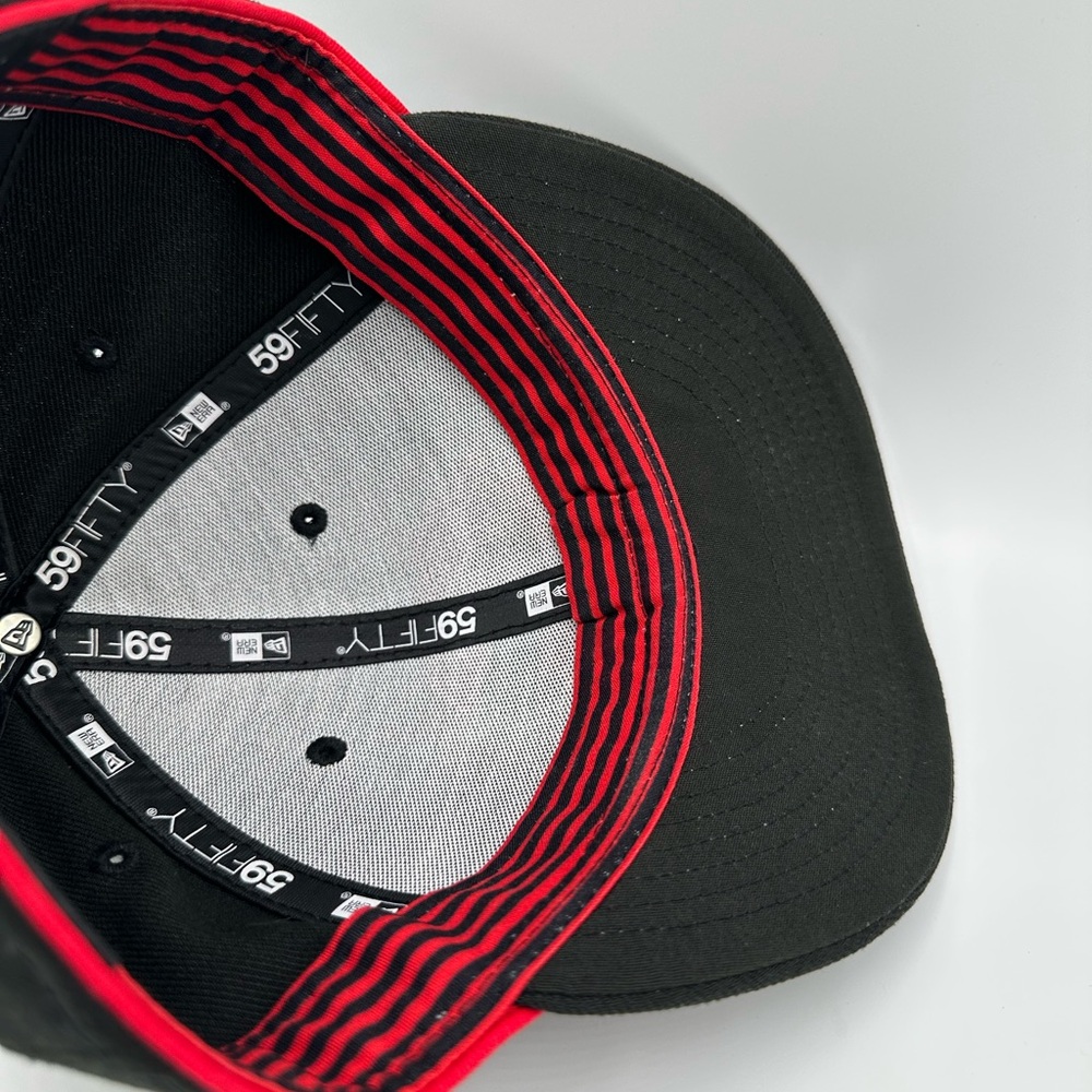 Cincinnati Reds Fitted *LOW PROFILE* Hat 6 7/8 New Era City Connect - Picture 11 of 12
